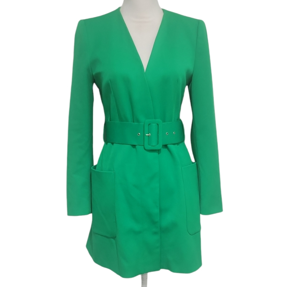 Zara Green Jacket/Dress Size Medium